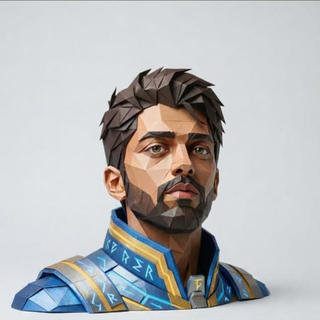 Stylized portrait of Vignesh Murthy